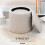 Homcom HOMCOM Modern Fabric Storage Ottoman with Removable Lid, Set of 2, Cream White 3