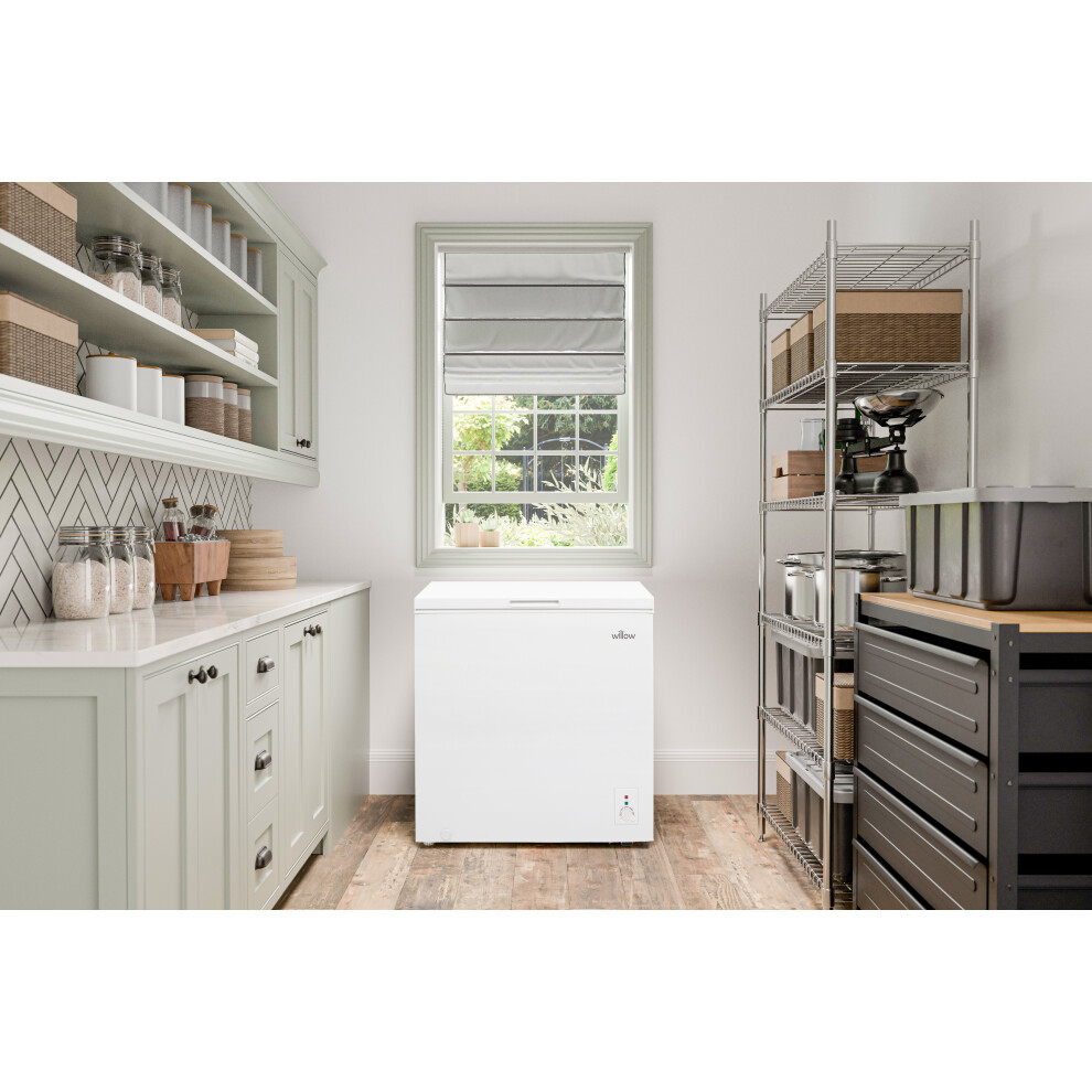 Willow Appliances Willow W198cfw 199L Chest Freezer - Low Noise, Mark-Proof Finish, 4-Star Freezer Rating, Energy Efficient (5.065E+12)
