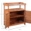 Outsunny Outsunny 2 In 1 Potting Bench Table w/ Storage Cabinet and Galvanized Table Top 2