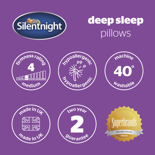 Silentnight Silentnight Deep Sleep Pillow - 4 Pack 1