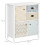 Homcom HOMCOM 5 Drawer Table Multi-purpose Storage Chest Sideboard Retro Style Entryway 10