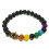 (Hamsa Chakra) Lava Stone Bracelets - Assorted - UNISEX 3
