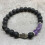 (Fish Amethyst) Lava Stone Bracelets - Assorted - UNISEX 1