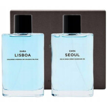 ZARA Seoul 90ml & Zara Lisboa 90ml Duo Set Eau De Toilette Men New