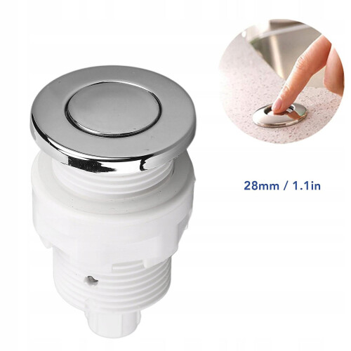 32mm Push Air Switch Button For Bathtub Spa Waste Garbage Disposal Switch Ft 1