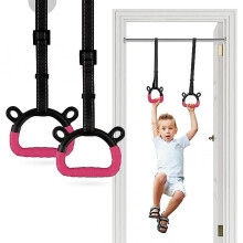 Home Gymnastic Rings Pull Up Rings For Exercise,indoor Gym Ring,gymnastics Rings With Adjustable Straps