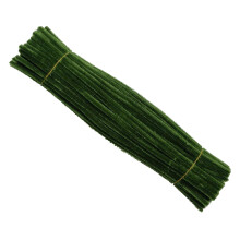 100pcs Crafts Gifts Soft Chenille Stem Pipe Cleaners Fuzzy Wire Craft Supplies