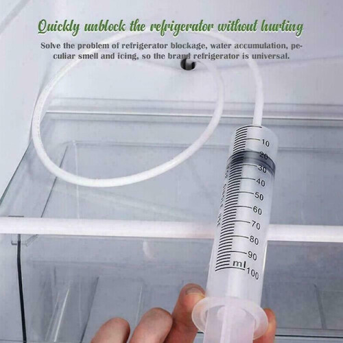 Refrigerator Fridge Drain Hole Clog Remover Set Cleaning Too   Kit 2