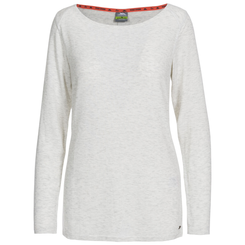 (18, White Marl) Trespass Womens Long Sleeve Tshirt Daintree