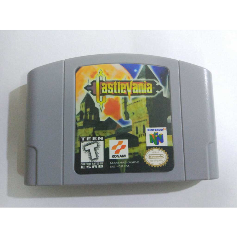 (Castlevania) Worms Armageddon/Clay Fighter/Gauntlet Legends/Stunt Racer N64 Video Game Card Usa Version 738060820725