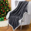 (Single Sherpa Blankets) Grey Blankets Sherpa Fleece Single Double King 3