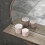 kleankin Round Mirror for Wall Makeup Mirror with Shelf Grey Wood Effect 7