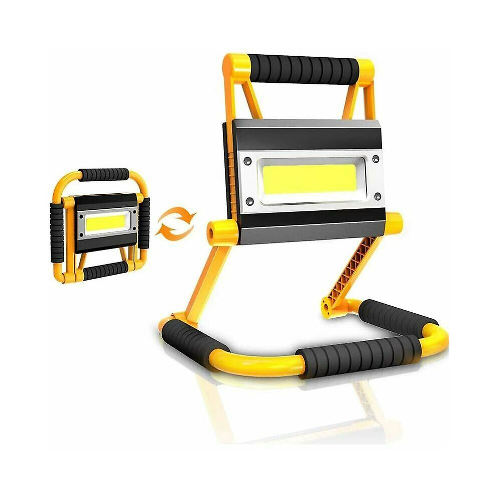20W Rechargeable Led Construction Site Floodlight Portable Led Floodlight 4400Mah Construction Site Lamp Work Light With Usb 360 Emergency Safety Ligh 9099488724011