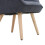 Living And Home (Grey) Linen Upholstered Tufted Button Accent Armchair 7
