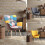 Living And Home (Multicolor) Linen Upholstered Tufted Button Accent Armchair 3
