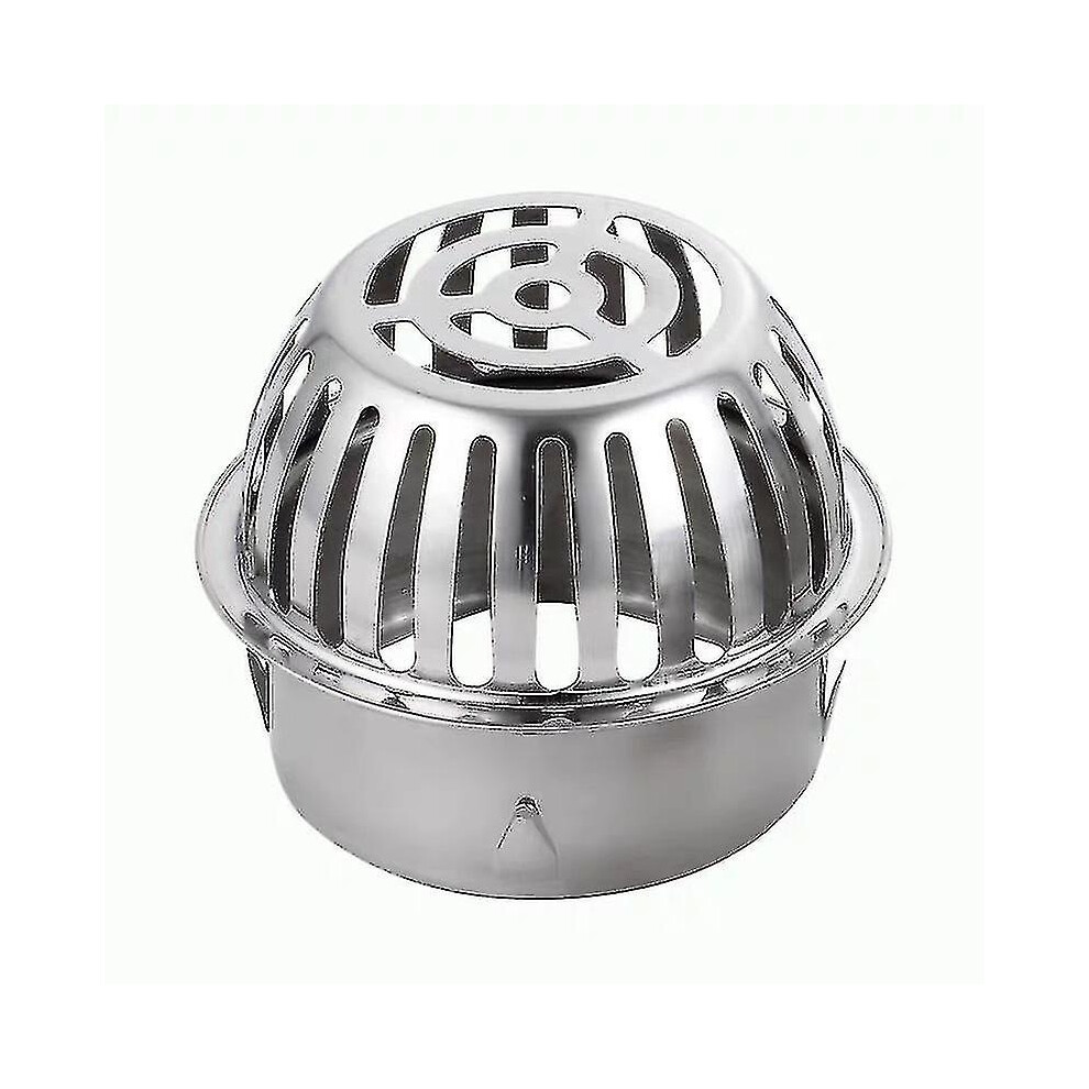 304 Stainless Steel Plug-In Convex Floor Drain, Roof Drain Anti-Clogging (110Mm) 9099488728224