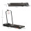Homcom HOMCOM Foldable Walking Treadmill w/ LED Display, Red 2