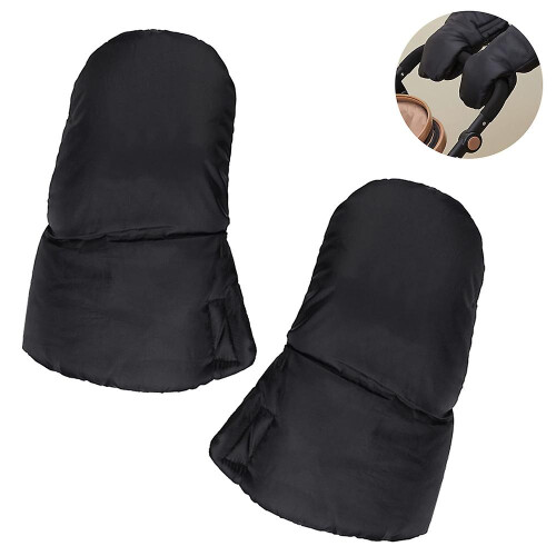 1 Pair Stroller Gloves Universal Pram Hand Muffs,anti-freeze Stroller 2