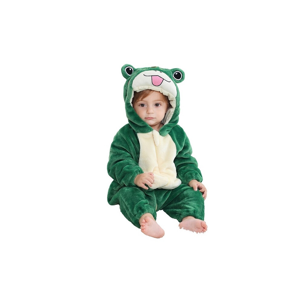 Photos - Fancy Dress  Easter Rabbit Winter Baby Rompers Clothes Costume Flannel Hooded Bodysuits Not,Specified(Q Frog, 6-12 Months)