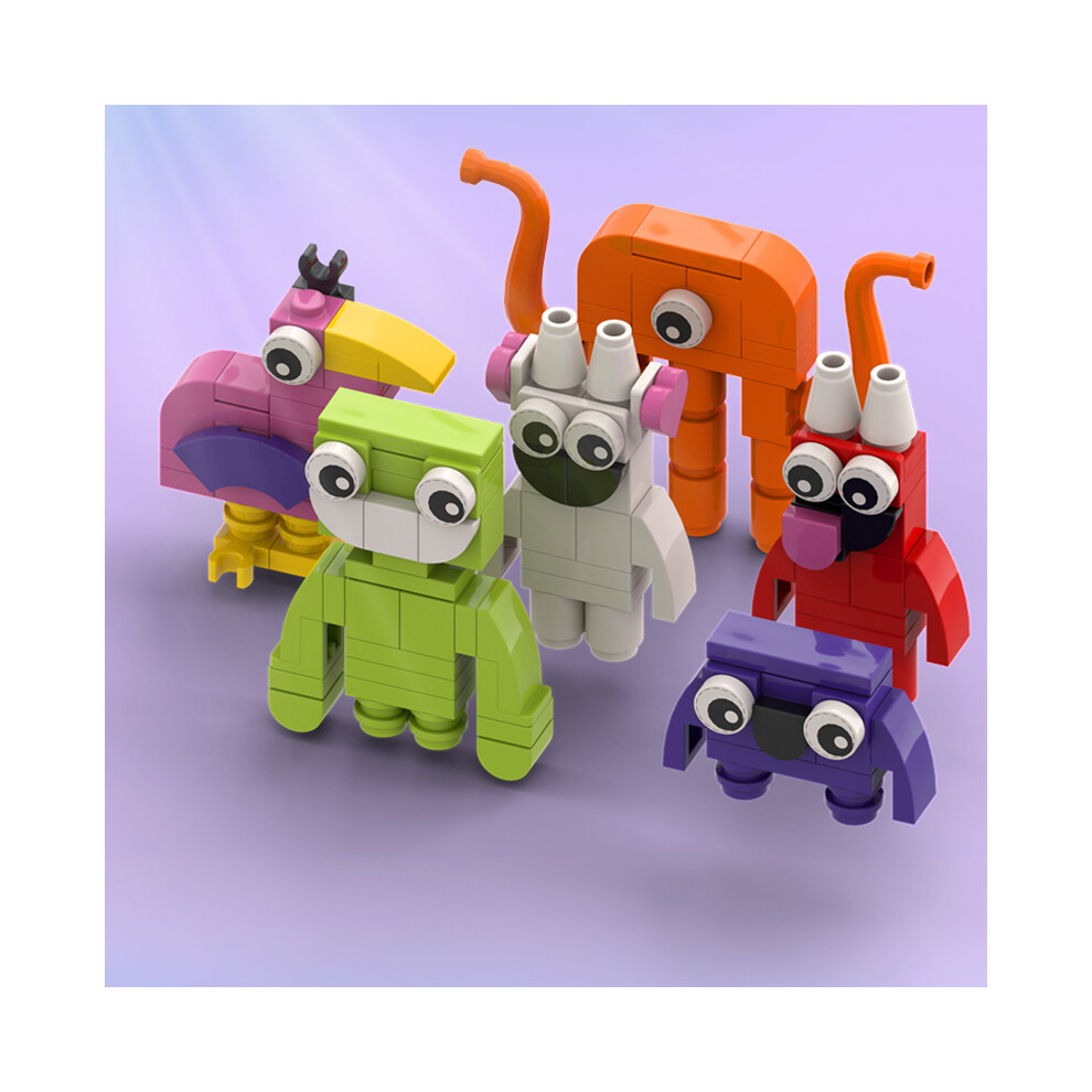 Photos - Construction Toy  Monster Garten of Banbaned Action Figure Building Blocks Kit Chef Pigster Snake Pig Bricks Toys(no box)