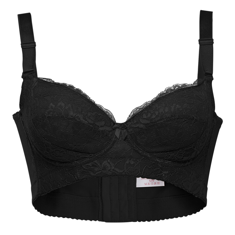 (Black, 70F/32F) Women Lace Push-up Brassiere 16 Sizes Available