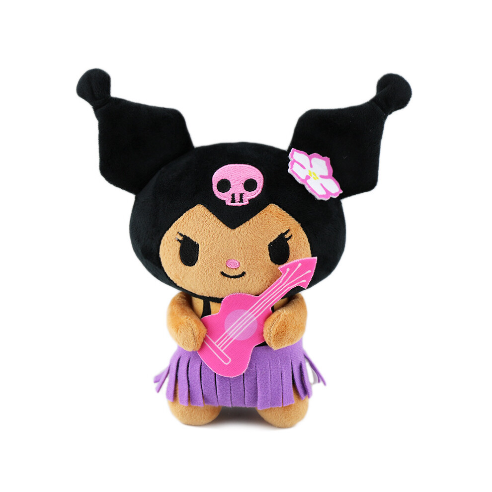 Dinamr (Kuromi) Sanrio Skin Hello Kitty Melody Kuromi Plush Toy Doll Cartoon Kids Gift Black