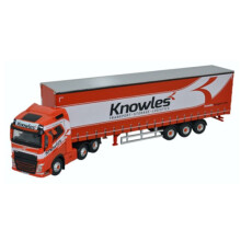 Oxford Diecast 76VOL4003 Volvo FH4 (G) Curtainside Knowles OO Gauge