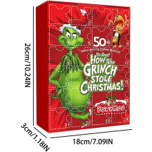 (Grinchen C) Grinchen Julkalender – Överraskningsleksaker, Innehåller 24 presenter