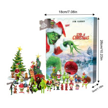 (Grinchen F) Grinchen Julkalender med Överraskningsleksaker Innehåller 24 gåvor