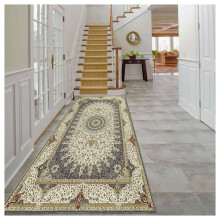 (80 x 150 cm (2ft 8" x 5ft)- Large Runner Rug) Traditional Rugs Grey Carpet Mat Living Room Bedroom Area Indoor Outdoor
