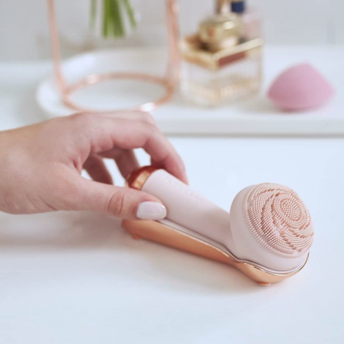 Nouveau lave-visage électrique en silicone orange 2