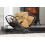 Cast Iron Log Grate Storage Rack Black 1