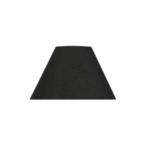 14" Cotton Coolie Lampshade - Black