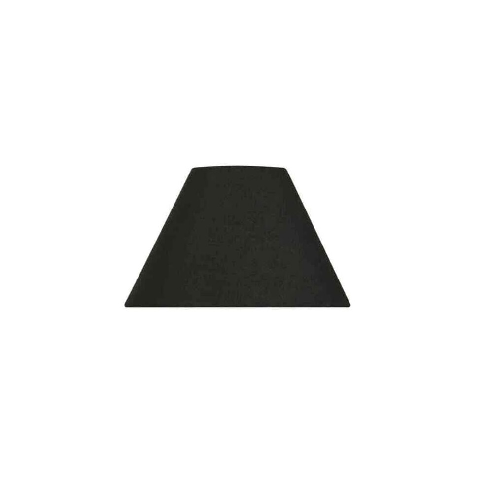 14" Cotton Coolie Lampshade - Black