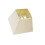 12" Empire Square Linen Lampshade - Cream 1