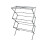3 Tier Expendable Indoor Outdoor Clothes Airer 1