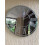 Glitter Mirrored Crush Crystal Wall Clock - Silver 1