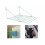 7 Metre Over Door Folding Utility Airer - White 1