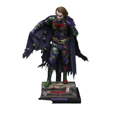Hot Toys MMS752AE The Joker (Batman Imposter Version) 1/6 Artisan Edition - Heath Ledger Likeness, Green Wool Hair, Batsuit, 30+ Articulation Points