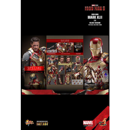 Hot Toys ειδώλιο Hot Toys MMS759D66B - Marvel Comics - Iron Man 3 - Iron Man Mark XLII 1
