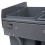 Homcom HOMCOM Recycle Waste Bin 40L Sorter Kitchen Recycle Waste Bin Pull ABS Silver 6