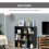 Homcom HOMCOM 9 Cube Storage Cupboard Bookcase Bookshelf Home Office, Black 5