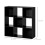 Homcom HOMCOM 9 Cube Storage Cupboard Bookcase Bookshelf Home Office, Black 2