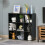 Homcom HOMCOM 9 Cube Storage Cupboard Bookcase Bookshelf Home Office, Black 8