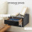 Homcom HOMCOM Floating Bedside Table Set of 2 with Drawer Black 5