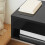 Homcom HOMCOM Floating Bedside Table Set of 2 with Drawer Black 8