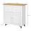 Homcom HOMCOM Sideboard Storage Cabinet Freestanding Kitchen Cupboard with Drawers 2