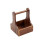 Medium Acacia Wood Condiment Holder - Durable, Easy to Clean, Indoor Use 1