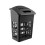 Signature Upright Laundry Basket Black 1