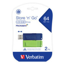 Verbatim USB 2.0 Store 'N' Go - 64GB - 2 pack